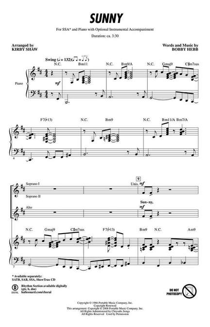 Bobby Hebb: Sunny