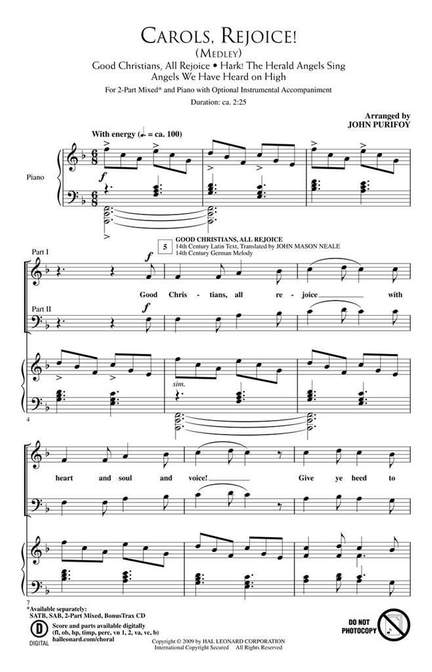 Carols, Rejoice!