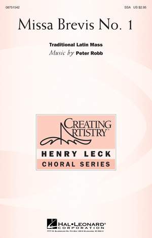 Peter Robb: Missa Brevis No. 1