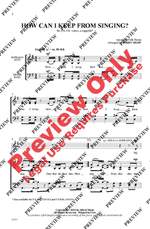 How Can I Keep from Singing? SATB Product Image