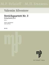 Silvestrov, V: Streichquartett Nr. 3