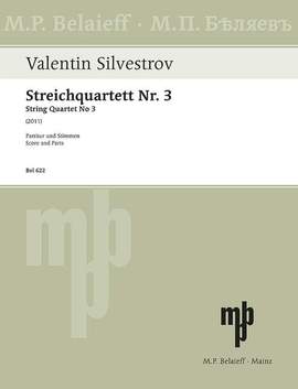 Silvestrov, V: Streichquartett Nr. 3
