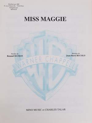 Jean-Pierre Bucolo: Miss Maggie