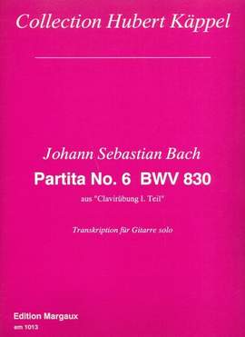 Bach, Johann Sebastian: Partita E minor BWV 830 (guitar)