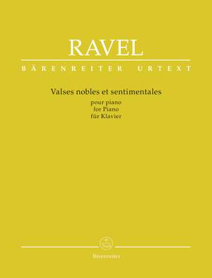 Ravel, Maurice: Valses nobles et sentimentales for Piano
