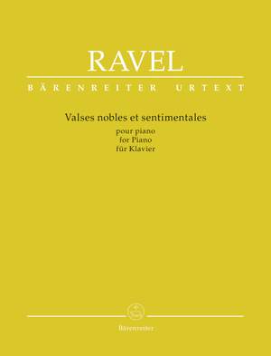 Ravel, Maurice: Valses nobles et sentimentales for Piano