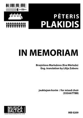Plakidis, P: In Memoriam (SSSAATTBB)