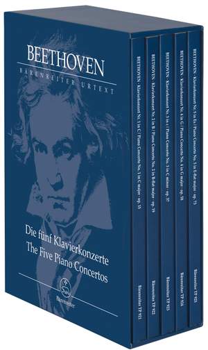 Beethoven, Ludwig van: The Five Piano Concertos