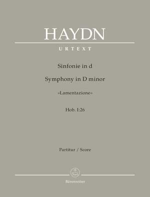Haydn, Joseph: Sinfonie d-Moll Hob. I:26 "Lamentazione"