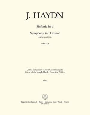 Haydn, Joseph: Symphony D minor Hob. I:26 "Lamentazione"