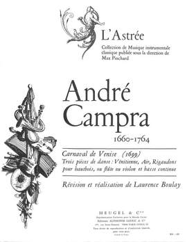 André Campra: Andre Campra: Le Carnaval de Venise