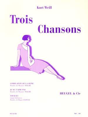 Kurt Weill: 3 Chansons