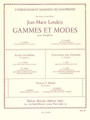 Jean-Marie Londeix: Gammes et Modes Vol.1