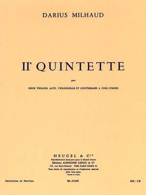 Darius Milhaud: String Quintet No.2 Op.316