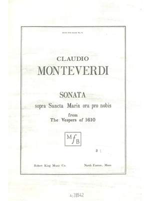 Claudio Monteverdi: Sonata Sopra Sancta Maria