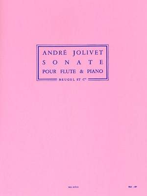 André Jolivet: Sonata For Flute And Piano