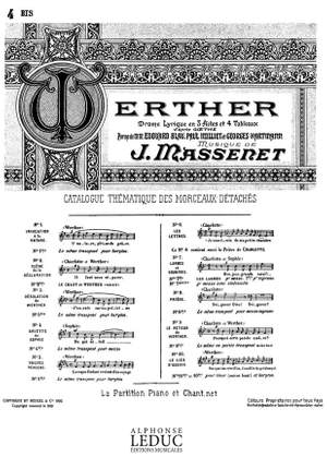 Jules Massenet: Air de Werther No.4 bis - Ariette de Sophie