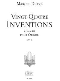 Marcel Dupré: 24 Inventions Op.50, Vol.1