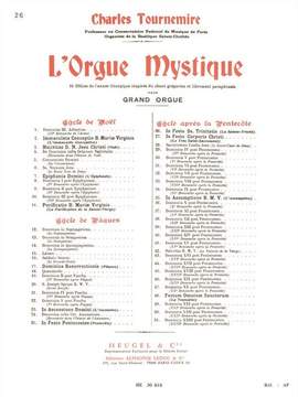 Charles Tournemire: L'Orgue mystique Vol.26