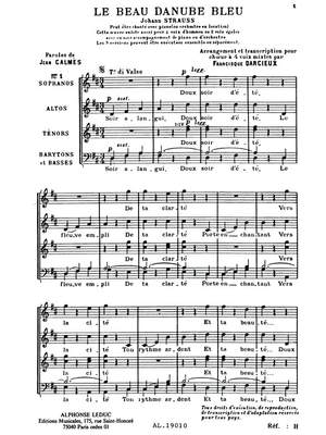 Johann Strauss Jr.: Johann Baptist II Strauss: The Blue Danube Op.314