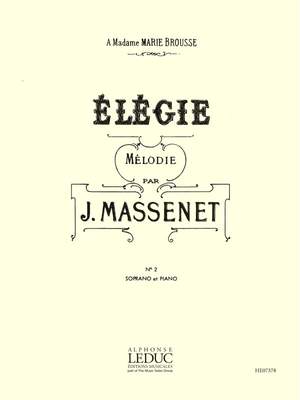 Jules Massenet: Elegie N02