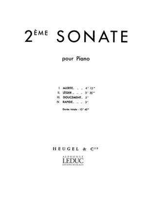 Darius Milhaud: Sonate No.2, Op.293