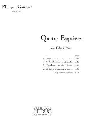 Philippe Gaubert: Philippe Gaubert: 4 Esquisses