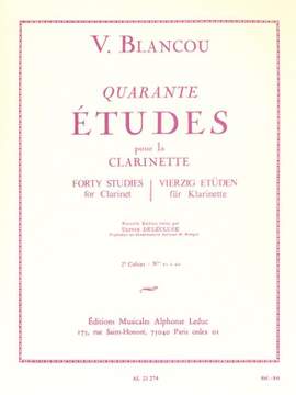 Victor Blancou: 40 Études - 2eme Cahier: Nos. 21-40