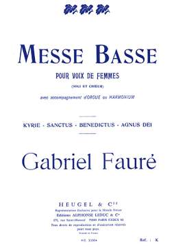 Gabriel Fauré: Messe Basse