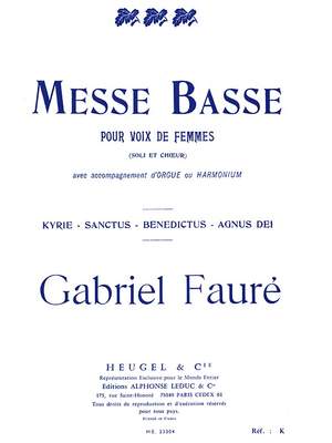 Gabriel Fauré: Messe Basse