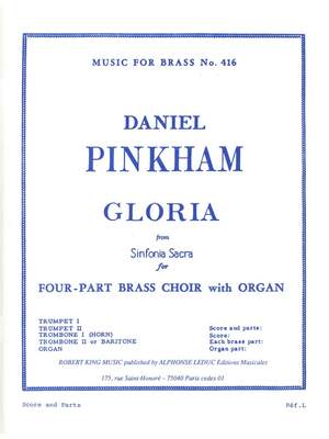 Pinkham: Gloria From Sinfonia Sacra