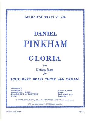 Pinkham: Gloria From Sinfonia Sacra