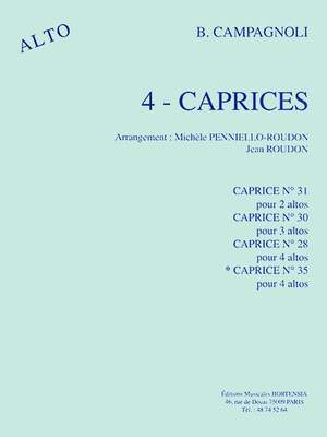 Bartolomeo Campagnoli: 4 Caprices no. 35