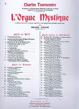 Charles Tournemire: L'Orgue mystique Vol.02