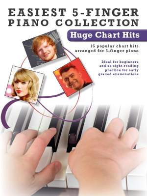 Easiest 5-Finger Piano Collection: Hugh Chart Hits