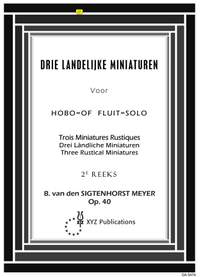 B. Vd Sigtenhorst-Meyer: 3 Landelijke Miniaturen 2 Opus 40