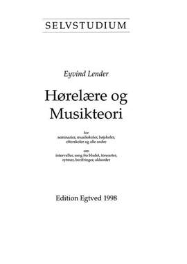 Selvstudium i Hørelære Og Musikteori