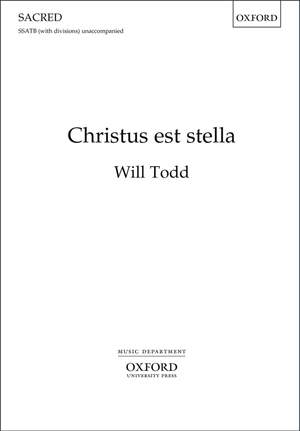 Todd, Will: Christus est stella