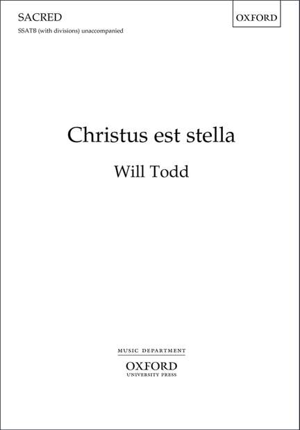 Todd, Will: Christus est stella