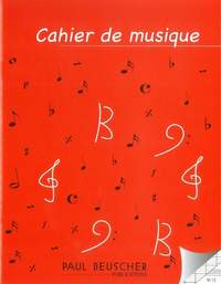 Cahier de Musique 12 portées-page d'ècriture Seyes