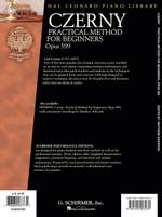 Carl Czerny: Practical Method For Beginners, Op. 599 Product Image