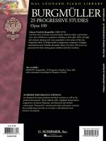 Friedrich Burgmüller: 25 Progressive Studies, Op. 100 Product Image