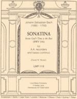 Johann Sebastian Bach: Sonatine Bwv106