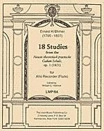 E. Krahmer: 18 Studies For Recorder