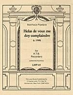 M. Pipelare: Helas De Vous Me Doy Complaindre