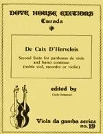 Louis de Caix d'Hervelois: Second Suite