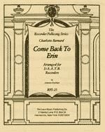 C. Barnard: Come Back To Erin