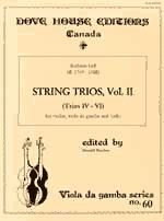 Andreas Lidl: String Trios, Vol.II