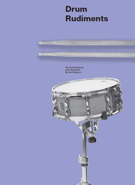 Drum Rudiments Chart