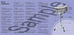 Drum Rudiments Chart Product Image